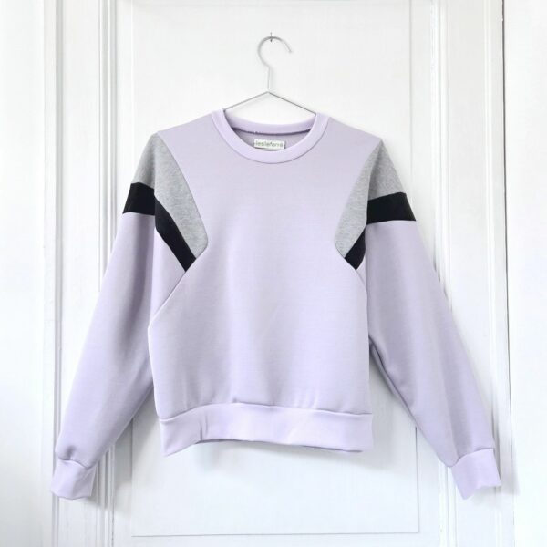 Sweatshirt Billy Crop Lavande