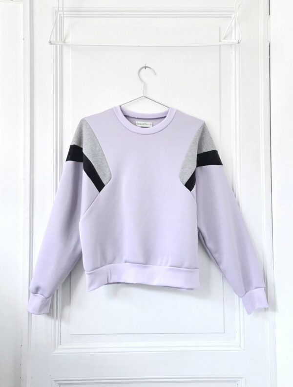 Sweatshirt Billy Crop Lavande