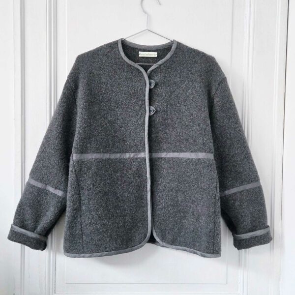 Cardigan Teddy Gris Anthracite
