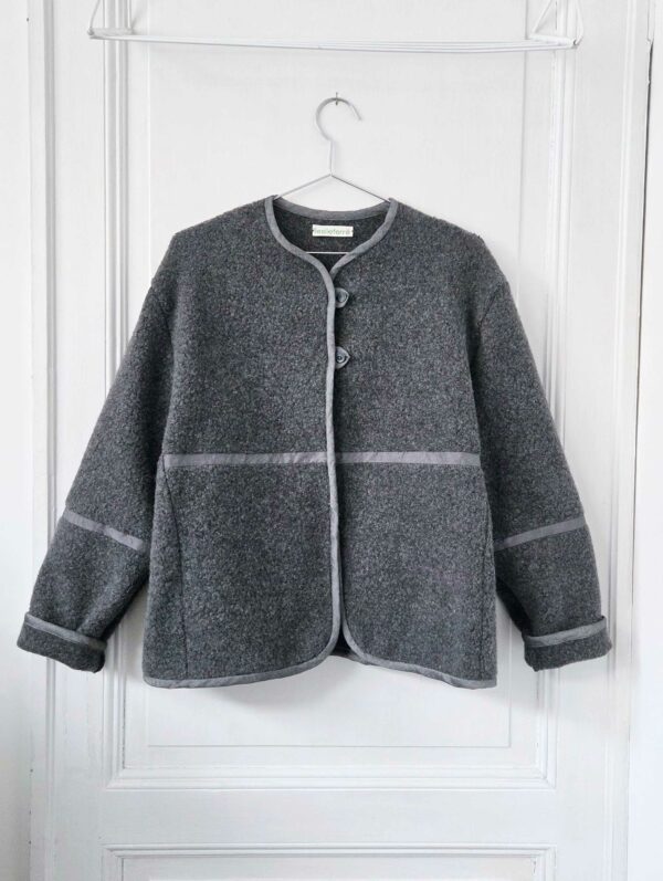 Cardigan Teddy Gris Anthracite