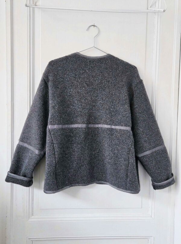 Cardigan Teddy Gris Anthracite – Image 2