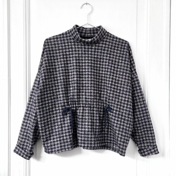 Pull Link Motif Pied De Poule