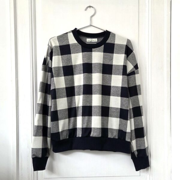 Sweatshirt Carreaux