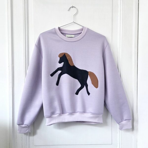 Sweatshirt "Collection" Cheval Lilas