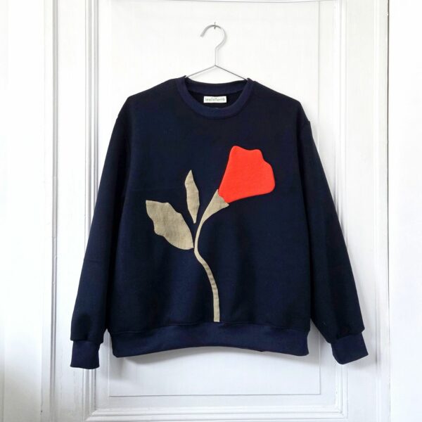 Sweatshirt "Collection" Fleur Navy